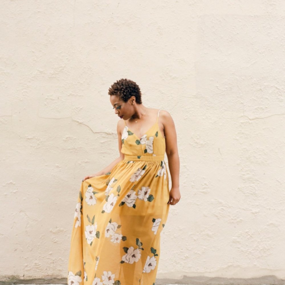 Kathryn Mustard Yellow Maxi Dress